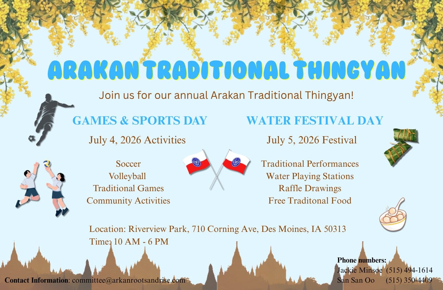 English Invitation Flyer
