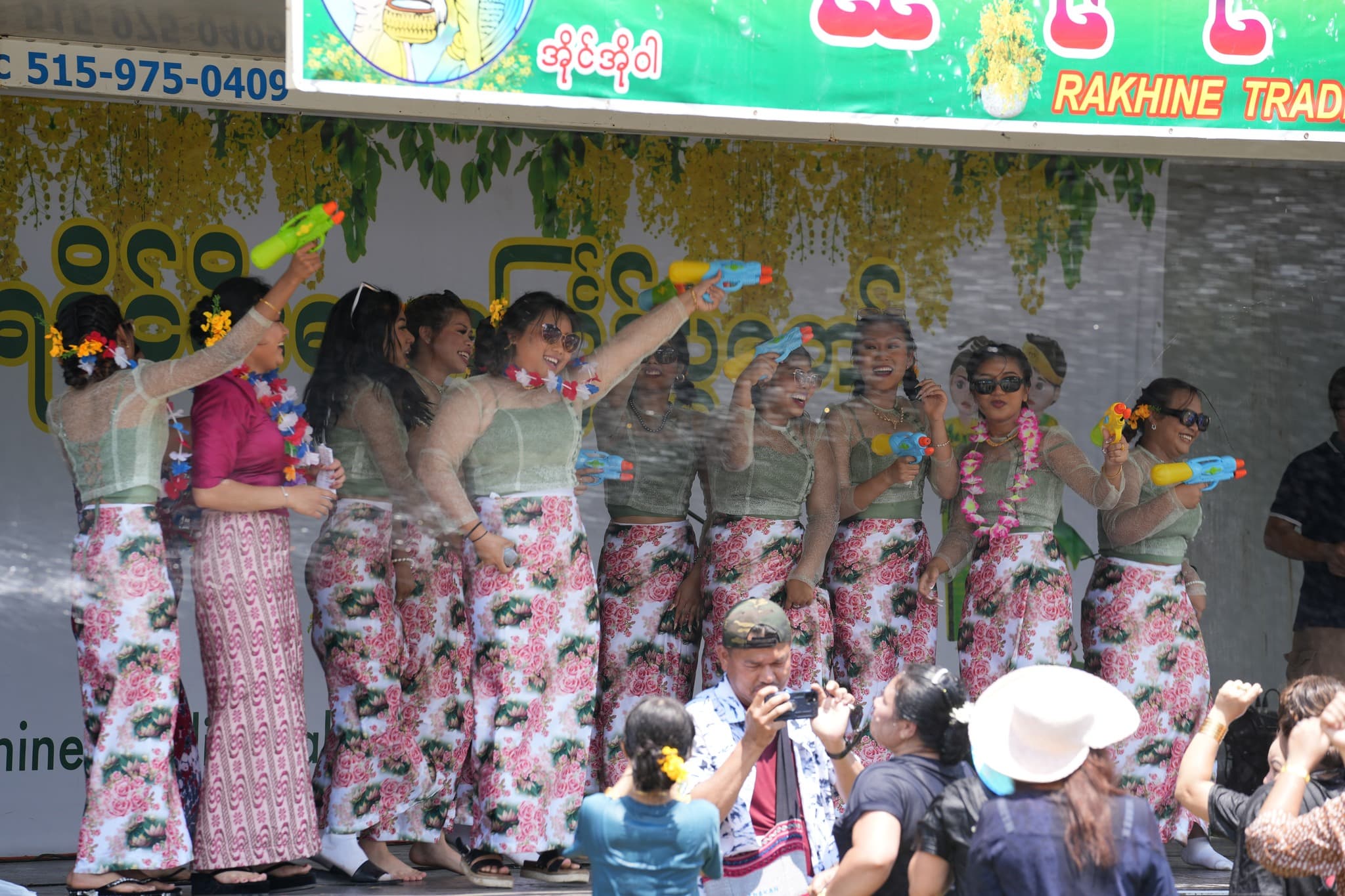 Past Rakhine Water Festival celebration