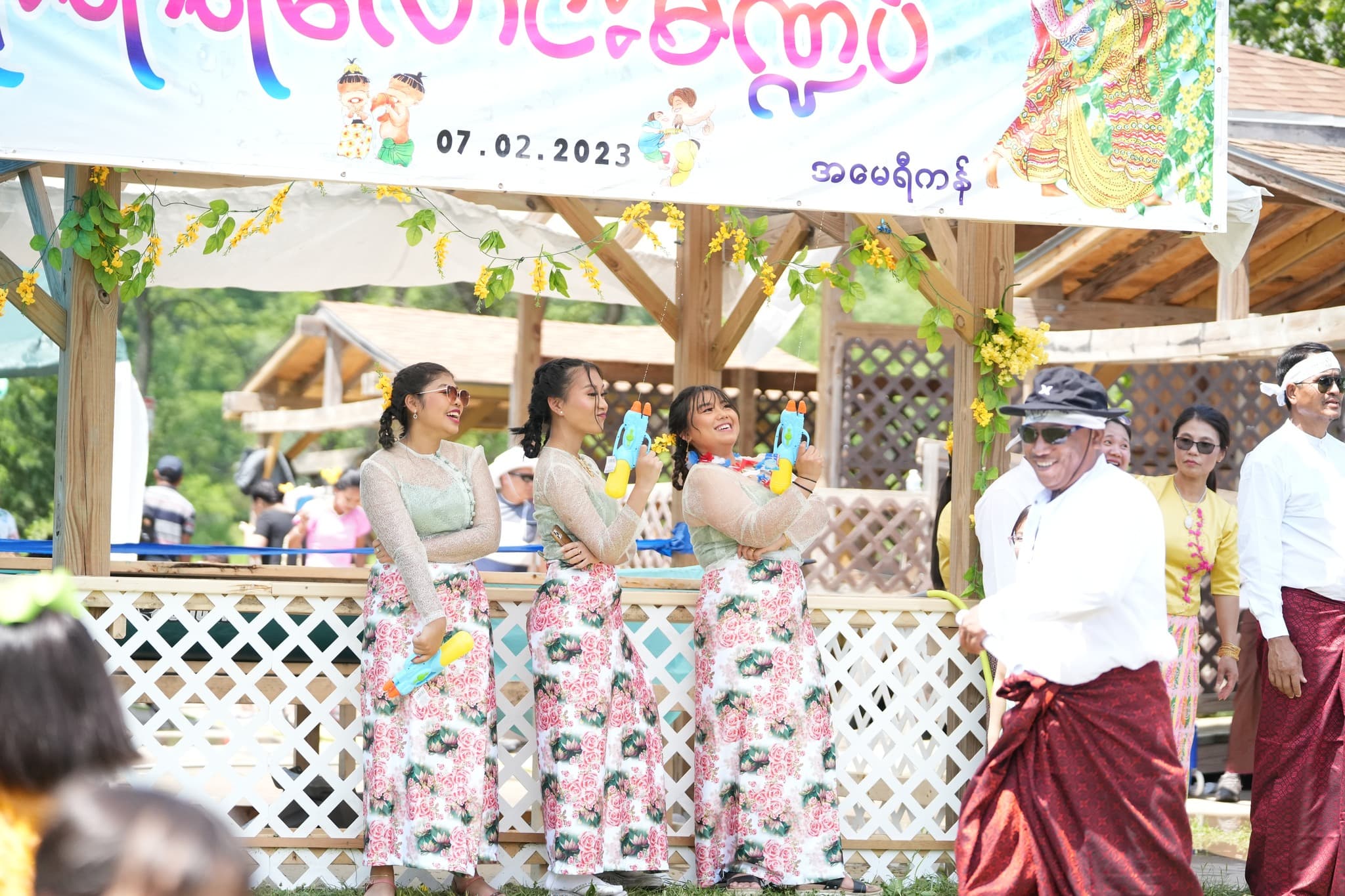 Past Rakhine Water Festival celebration