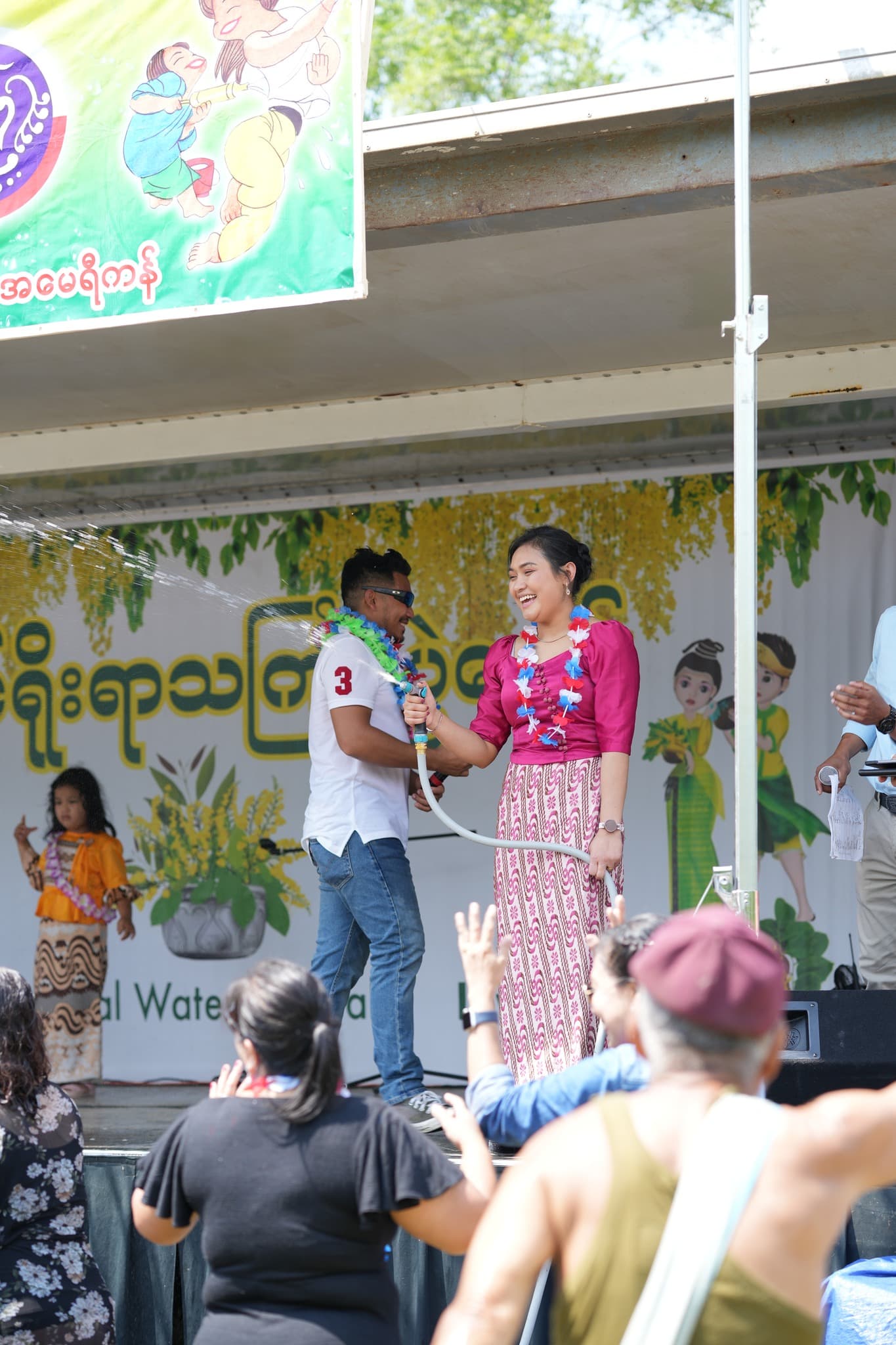 Past Rakhine Water Festival celebration